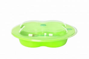 Тарелка с крышкой в форме лаврового листа, зеленая (Bebe Confort, 31000304)